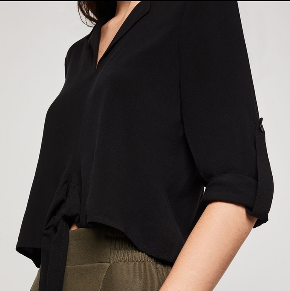 Tie Front Blouse - Picture 5 of 7